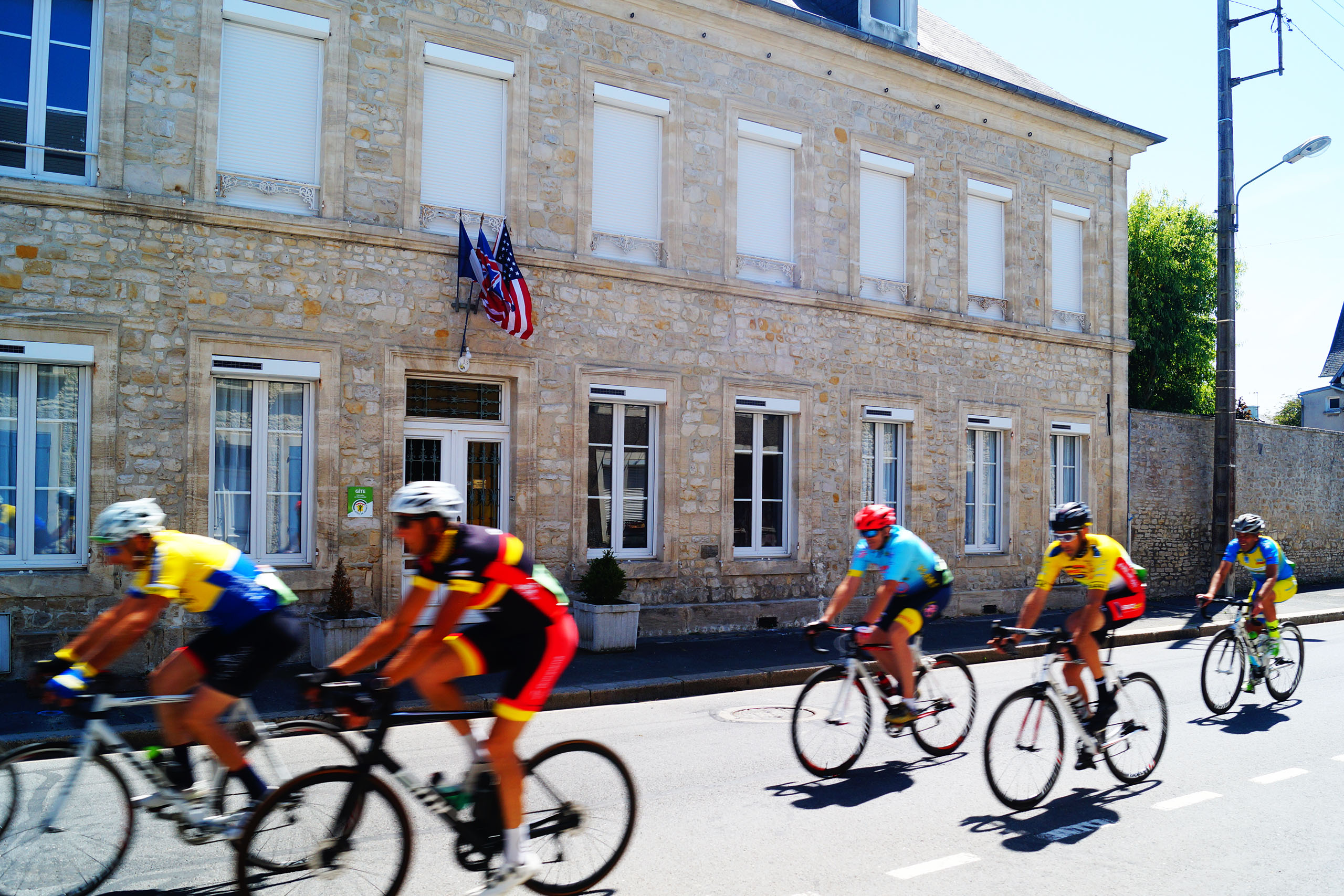 course de vélos à Isigny-sur-mer