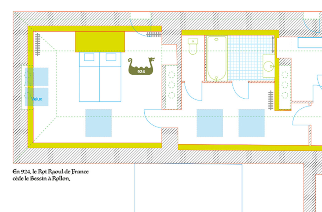 plan chambre 924