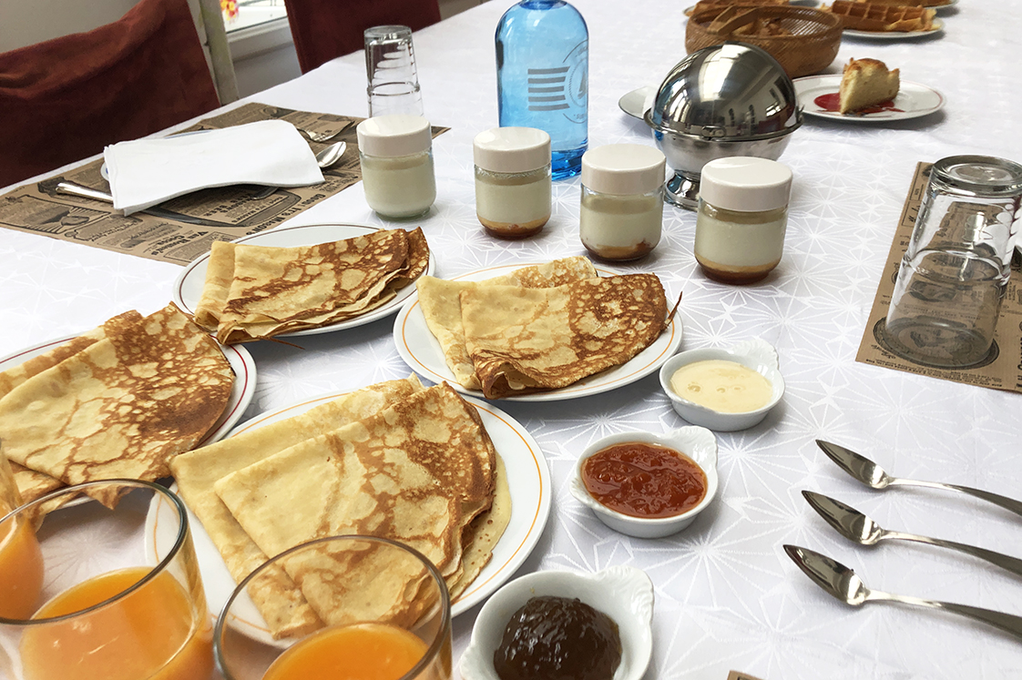 chambre d'hôtes en Normandie : petit-déjeuner excellent