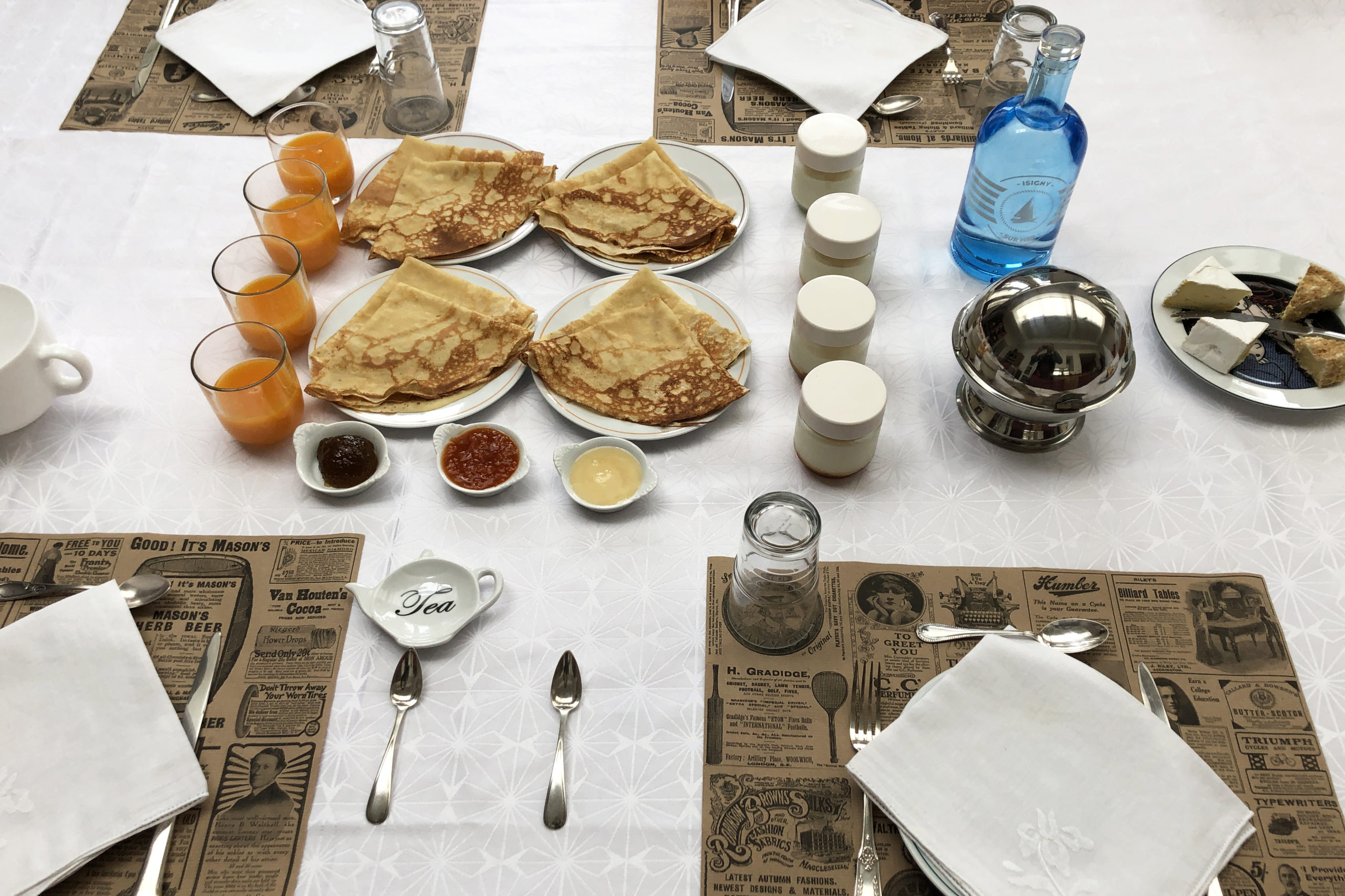 chambre d'hôtes en Normandie : petit-déjeuner excellent